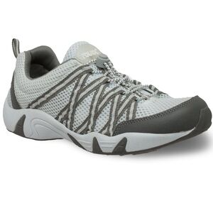 New ROCSOC Gray/White Mesh Adjustable Athletic Beach Sneakers